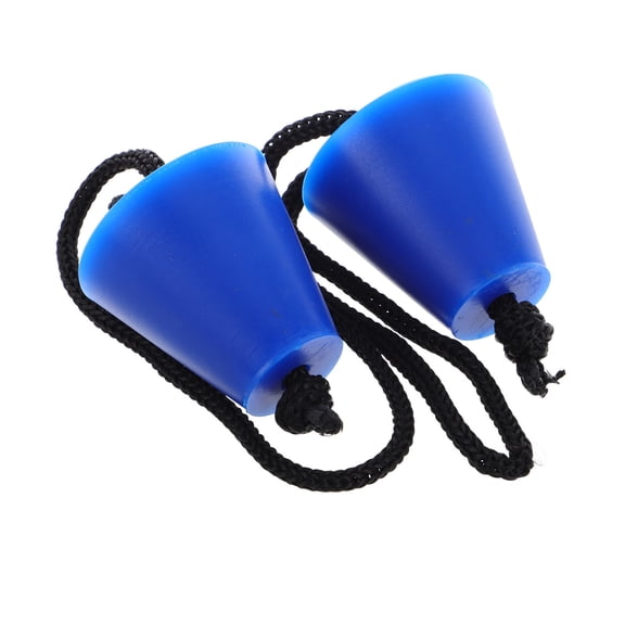 Amosfun 2Pcs Universal Kayak Scupper Plug with Blue Silicone to Prevent Water Backflow for Canoeing
