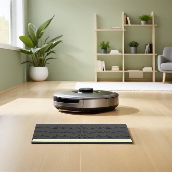 Amosfun Set of 2 Lightweight Portable Doorway Ramps for Wheelchair Access and Robot Vacuum Transitions