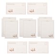 Amosfun 2Sets Retro Style Writing Paper Portable White Letter Paper for ...