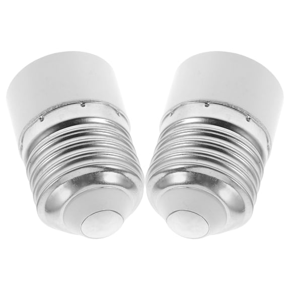 Amosfun 2-Pack Bulb Socket Adapter with Sleek Design, Compatible for Home and Office Lighting Needs