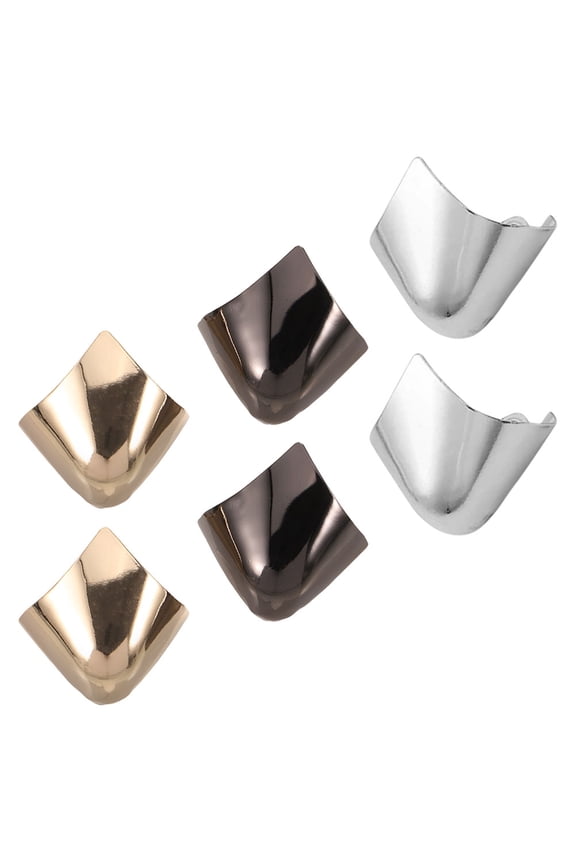 3 Pairs of Replacement Heel Tips Shoe Protector Assorted Color Iron Elegant for Women Everyday Use