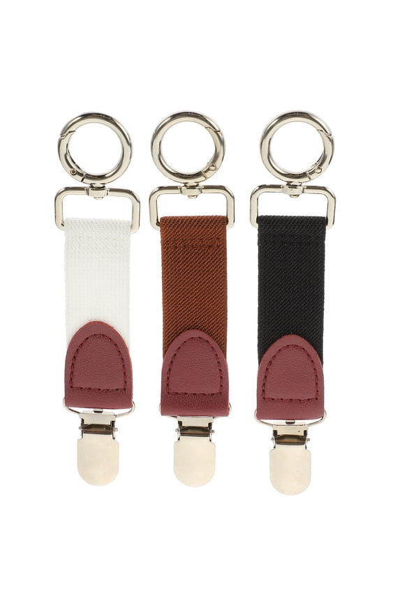 3Pcs Elastic Hat Clips for Travel Handle Hats Securely on Handbags