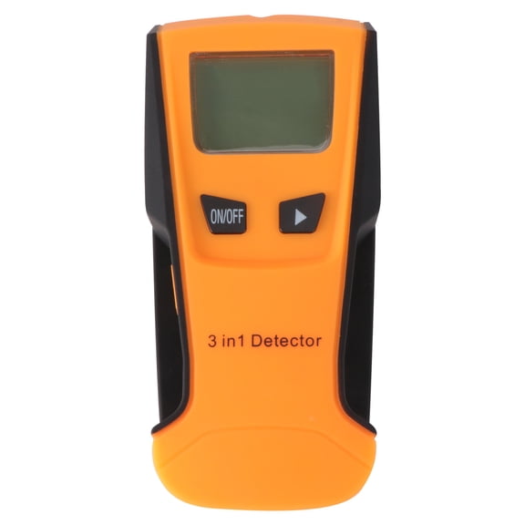 Amosfun 3-in-1 Wall Detector Sensor for Metal Wood and Electric Wire Detection Orange
