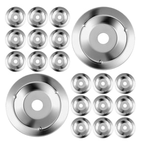 Amosfun 30-Piece Plated Drum Cymbal Bell Set with Metal Jingles for Enhanced Percussion Sound Effects