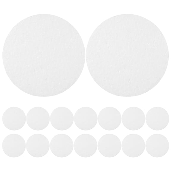 Amosfun 30 Pieces White Craft Foam Cylinders for Projects, Lightweight, Easy to Cut and Shape for Crafts