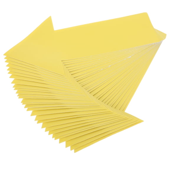 Amosfun Durable Yellow PVC Directional Arrows for Floor, Self-Adhesive, 30Pcs