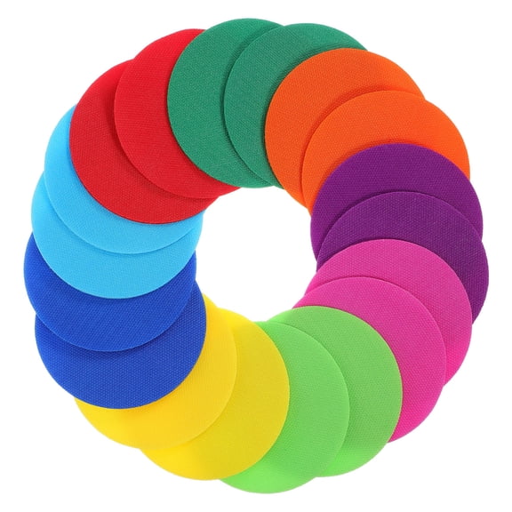 Amosfun Floor Dots Spot Markers Circle Carpet Spots Multi-Colored 36Pcs