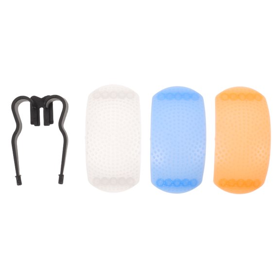 Amosfun 3Pcs Lightweight Universal Flash Diffuser Covers for Dslr Camera Flash Lighting