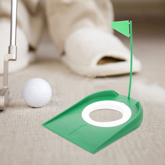 Amosfun 3Pcs Plastic Putting Cup Golf Training Tool Green ABS Material for Indoor Practice and Training