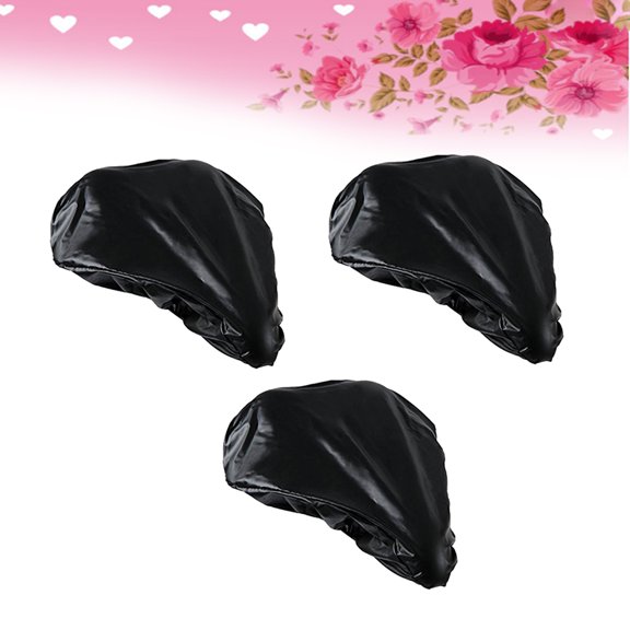 Amosfun 3Pcs Waterproof Bike Seat Covers with Elastic Stretch System for Commuters
