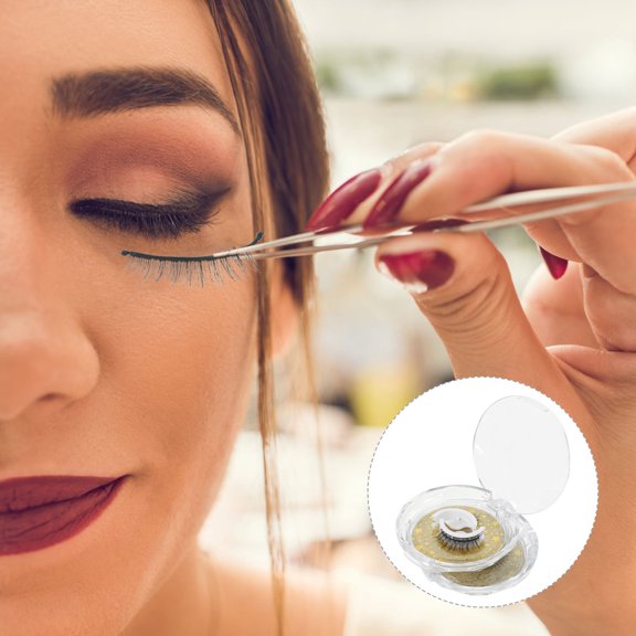 Amosfun 4Pairs Transparent Lash Extension False Eyelashes Natural Look for Party and Daily Wear