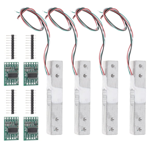 Amosfun 4Pcs Accurate Digital Weight Sensor Module for Home Baking Scale Replacement and Cooking Tools