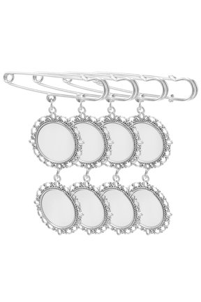 Heat Transfer Printing Brooch Pin Zinc Alloy for Bag Decoration