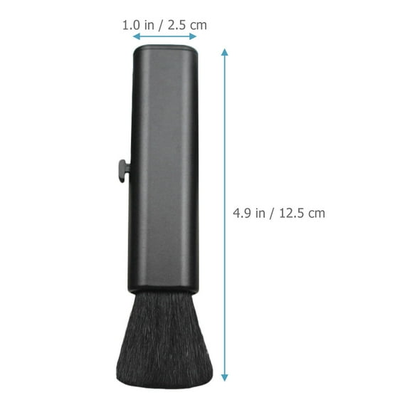 Amosfun 4Pcs Keyboard Cleaning Brush Black Wool Electronic Cleaning Tool for Computer Screens Keyboards and Devices