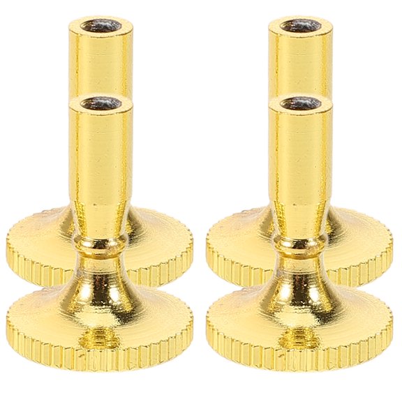 Amosfun 4Pcs Lamp Turn Switch Knobs Copper Material for Precise Light Control and Daily Use