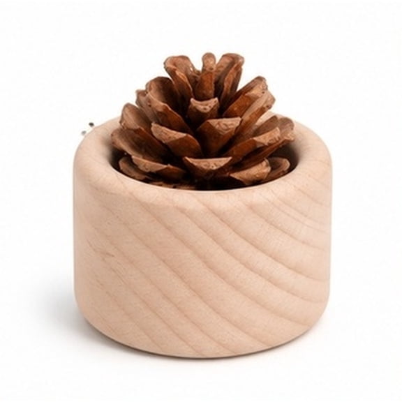 Amosfun 4Pcs Passive Oil Diffuser Beige Wooden Portable Waterless for Living Room and Bedroom