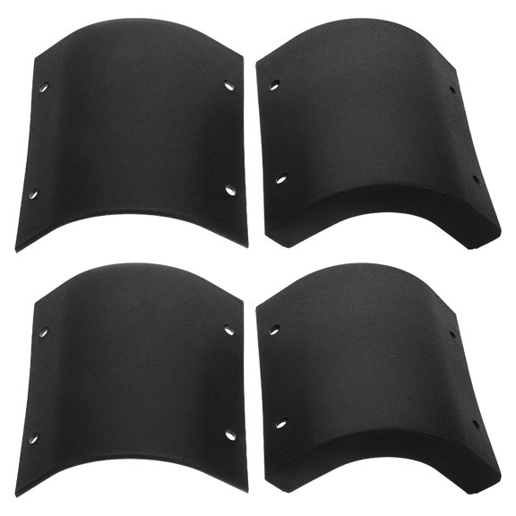 Amosfun 4Pcs Easy Install Black Edge Covers for Hockey Table Corner Guard