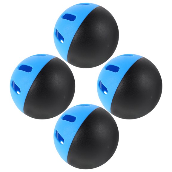 Amosfun 4Pcs Soft Training Baseballs Hollow Sports Practice Balls for Hitting and Throwing