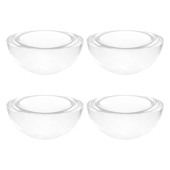 Amosfun 4Pcs Transparent Glass Pattern Weights for Tailor Sewing Fabric Cutting and Dressmaking