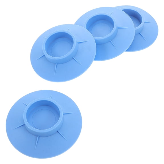 Amosfun 4Pcs Universal Blue Washing Machine Stabilizer Pads with Shock Absorbing Rubber Base