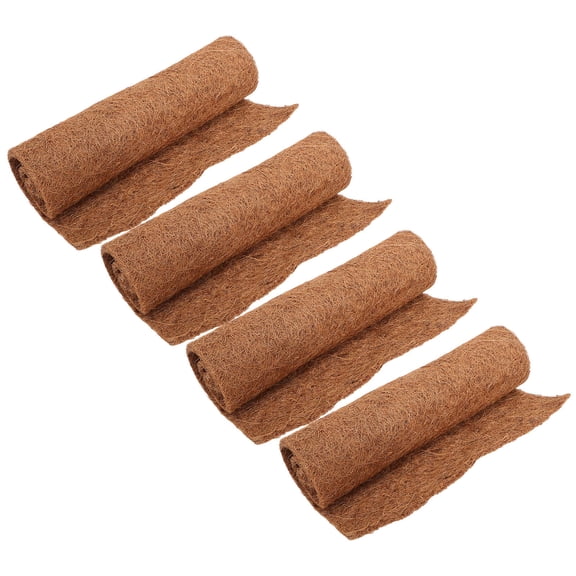 Amosfun 4pcs Chicken Coop Nesting Pads Brown Soft Material for Egg Laying Chickens