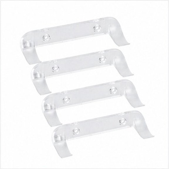 Amosfun 4pcs Model Display Wall Mount, Vertical Wall Mount Transparent