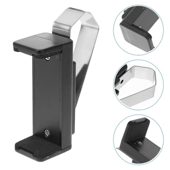 Amosfun 4pcs Visor Clip Garage Remote Black Antistatic Protection for Driving Scenarios