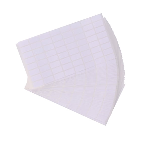 Amosfun 50 Sheets Writable Label White Sticky Labels for Plastic File Folders Organization