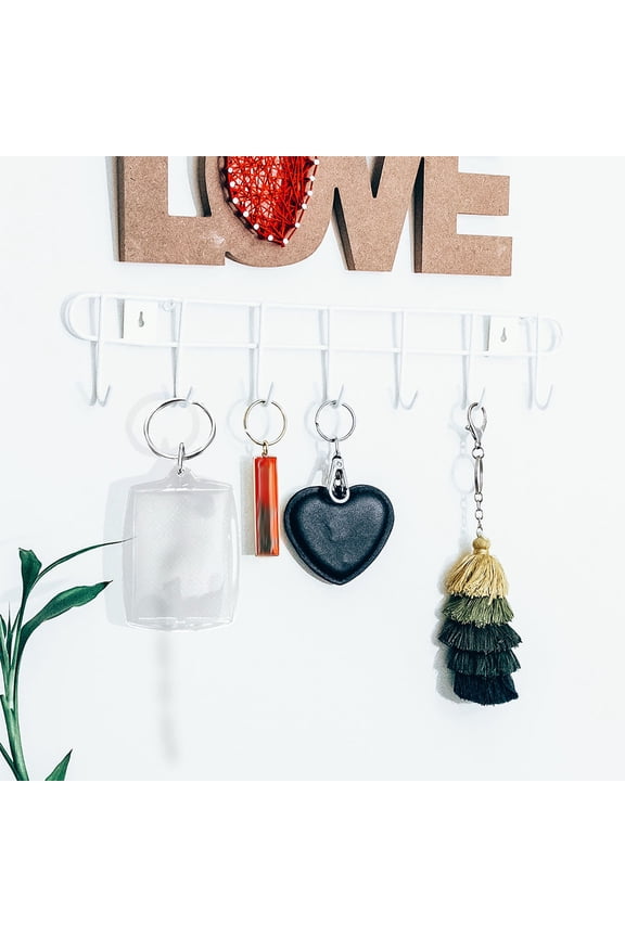 50Pcs Clear Acrylic Picture Keychains for DIY Custom Keychain Projects