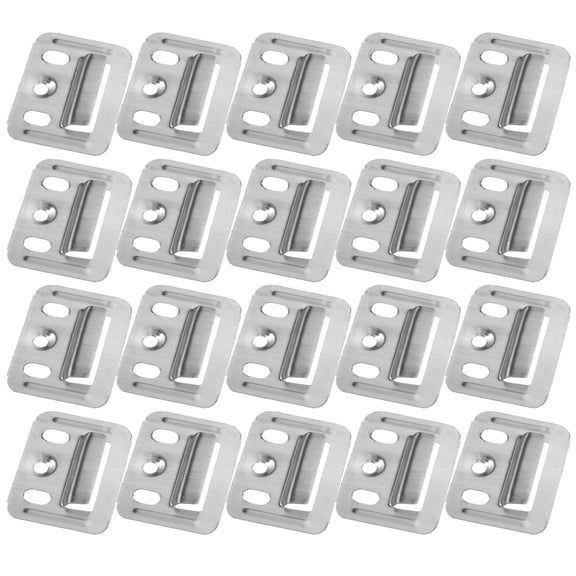 Amosfun 50Pcs Hidden Wall Panel Fasteners for Smooth Seamless Finish with Stainless Steel Construction