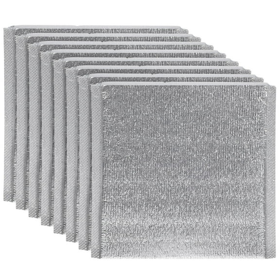 Amosfun Thermal Liner Pouch Silver 50Pcs Aluminum Foil for Travel Use