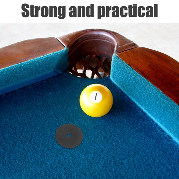 Amosfun 5Pcs Black Pool Table Marker Spots for Accurate Billiard Ball Positioning and Snooker Marking