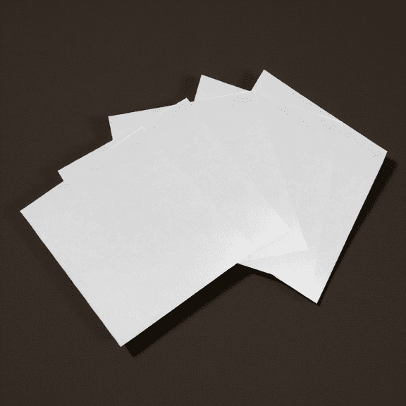 Amosfun 5Pcs Flexible Transparent PVC Stencil Sheets for DIY Craft and Cutting Machines