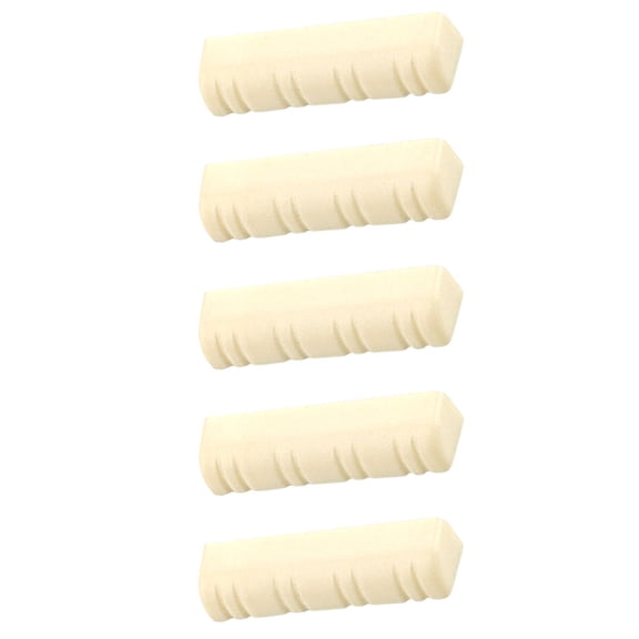 Amosfun 5Pcs Mandolin Nut Plastic 8 String Guitar Parts with Stylish Simple Appearance