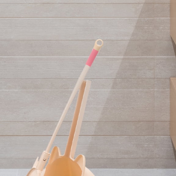 Amosfun Cleaning Broom Handle Pink Plastic 5Pcs