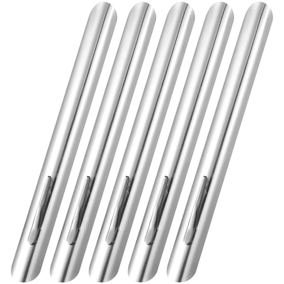 Amosfun 5Pcs Stainless Steel Crumb Sweeper for Bars with Crumbs Collection