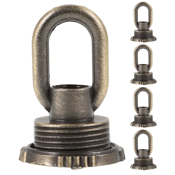 Amosfun Zinc Alloy Vintage Fixture Hardware Bronze Pendant Lamp Hanger for Stable Installation
