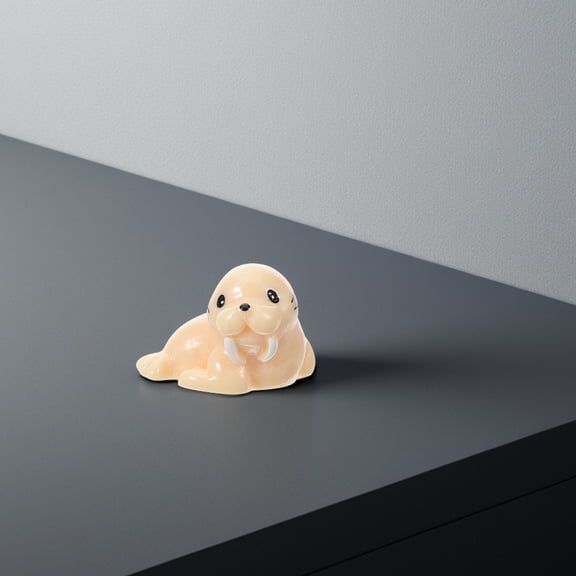 Amosfun Cute Walrus Figurine Ocean Decor Multi 6PCS