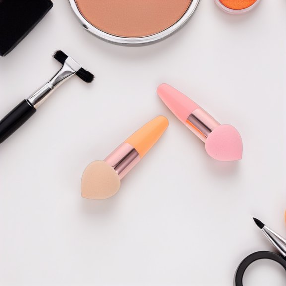 Amosfun Makeup Sponge Set Assorted Color Beauty Egg Wet and Dry Use for Smooth Application