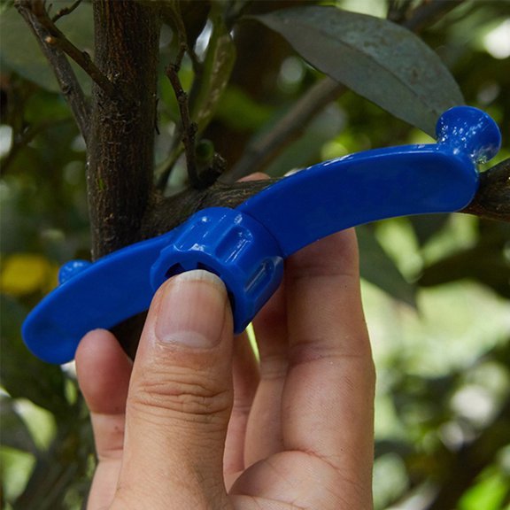 Amosfun Garden Clips Plant Branch Benders Plastic Blue 6pcs