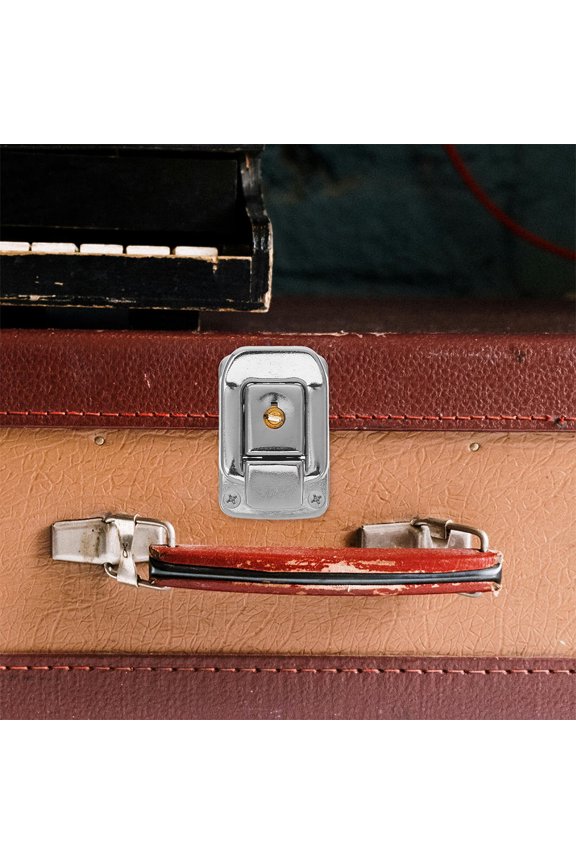 6-Pack Suitcase Closure Latches with Toggle Catch and Metal Safety Hasps for Secure Travel