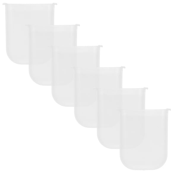 Amosfun Set of 6 White Plastic Water Collection Cups for Rice Cooker and Pressure Cooker Accessories