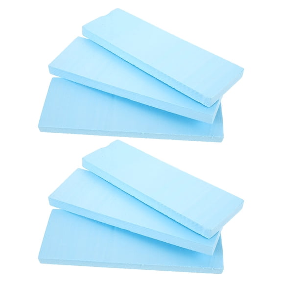 Amosfun 6Pcs Rigid Polystyrene Foam Sheets for Craft and Scene Modeling
