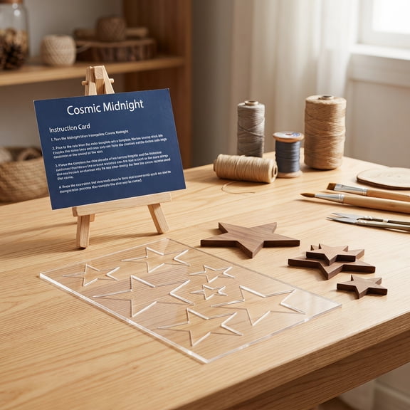 Amosfun 7-in- Router Template for Woodworking with Acrylic Guide, Precise Markings, and Thick Material