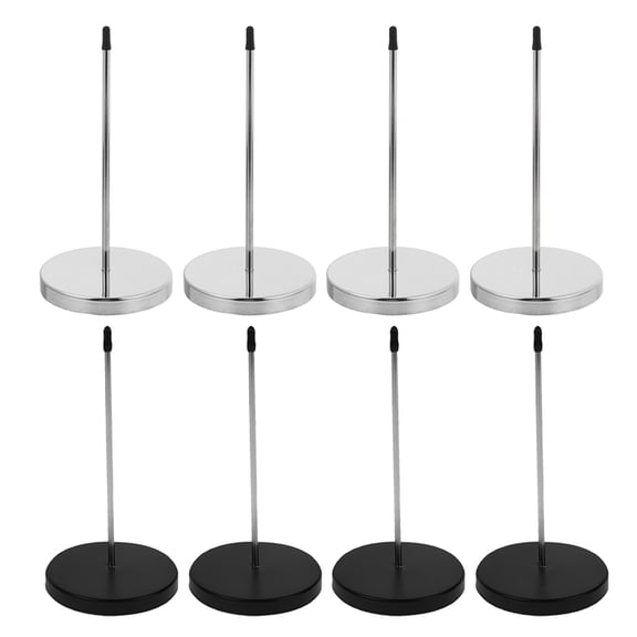 Amosfun 8Pcs Desk Receipt Spike Metal Ticket Holder for Restaurant Orders with Large Capacity and Safety Tip