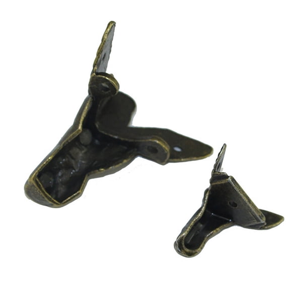 Amosfun 8Pcs Golden Alloy Furniture Legs Angel Shape Replacement Legs Durable and Elegant Design