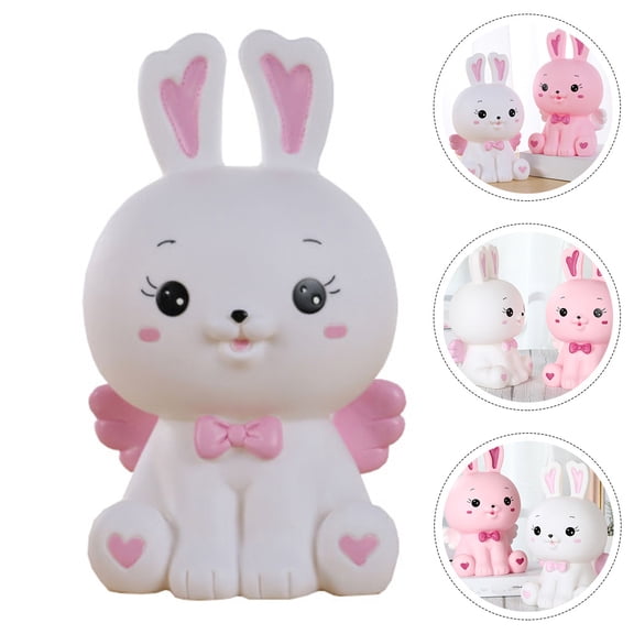 Amosfun Cute Coin Bank Bank Design Vinyl for Home Decoration 1Pcs