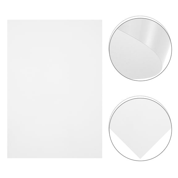 Amosfun A4 Waterproof White Adhesive Paper for Printing and DIY Projects 20Sheets