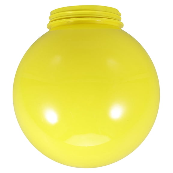 Amosfun Outdoor Acrylic Round Lamp Shade in Yellow for Garden Lights