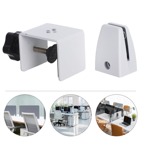 Amosfun Adjustable Aluminum Alloy Mobile Clamp Screen Holder with Sleek Modern Design for Office and Home Use, Versatile 1 Set